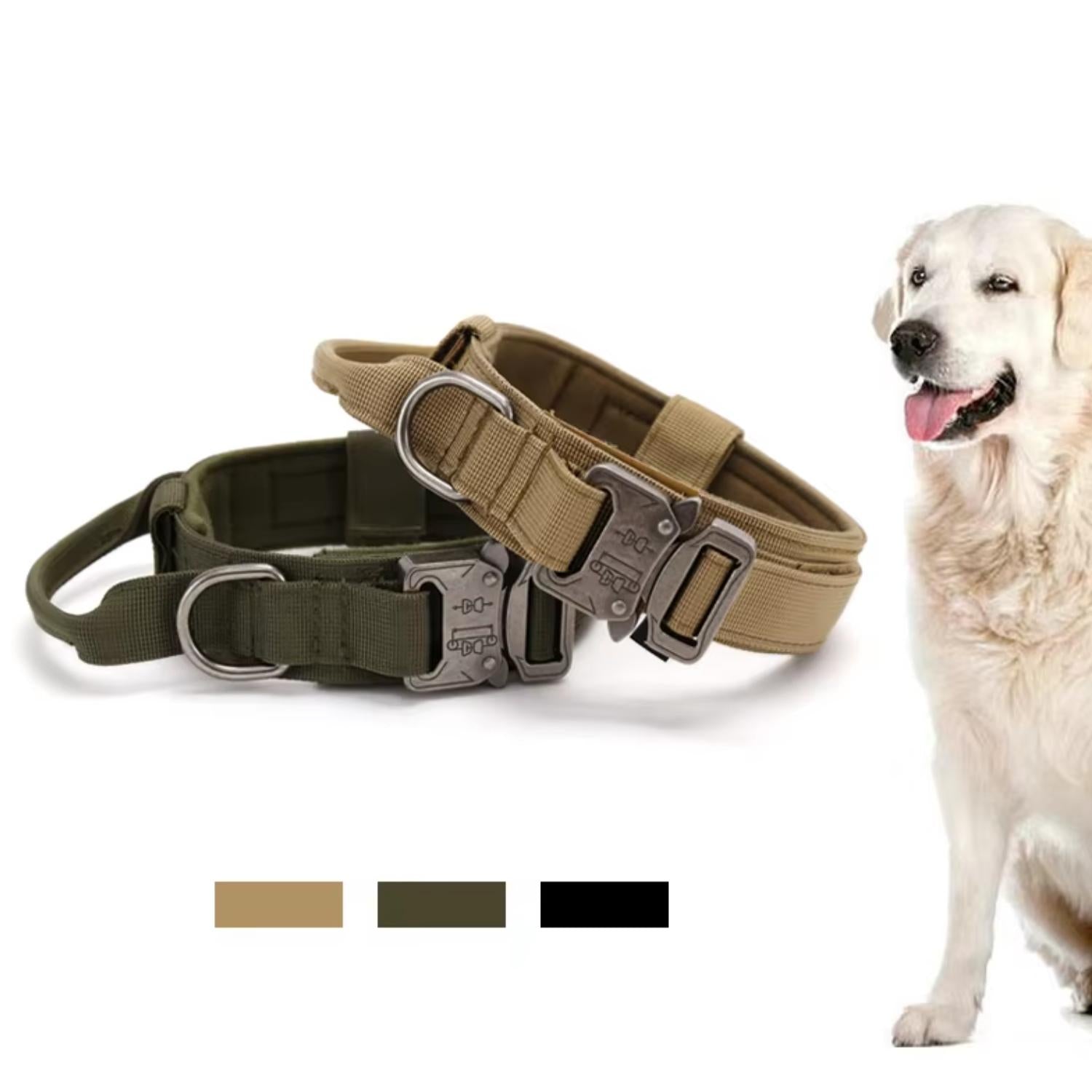 Tactische Hondenhalsband kleuropties voor hondenhalsbanden